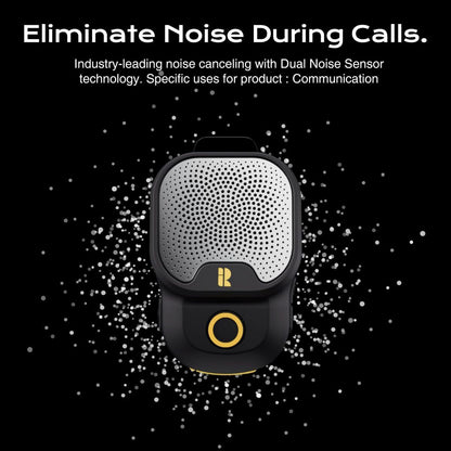 Wearable Bluetooth 5.3 Speaker, 30H Battery, IPX7 Waterproof | Clip-On Design, TWS Pairing, Built-In ENC Mic, Hands-Free Music & Calls, Jobsite Use, Portable Wireless Speaker