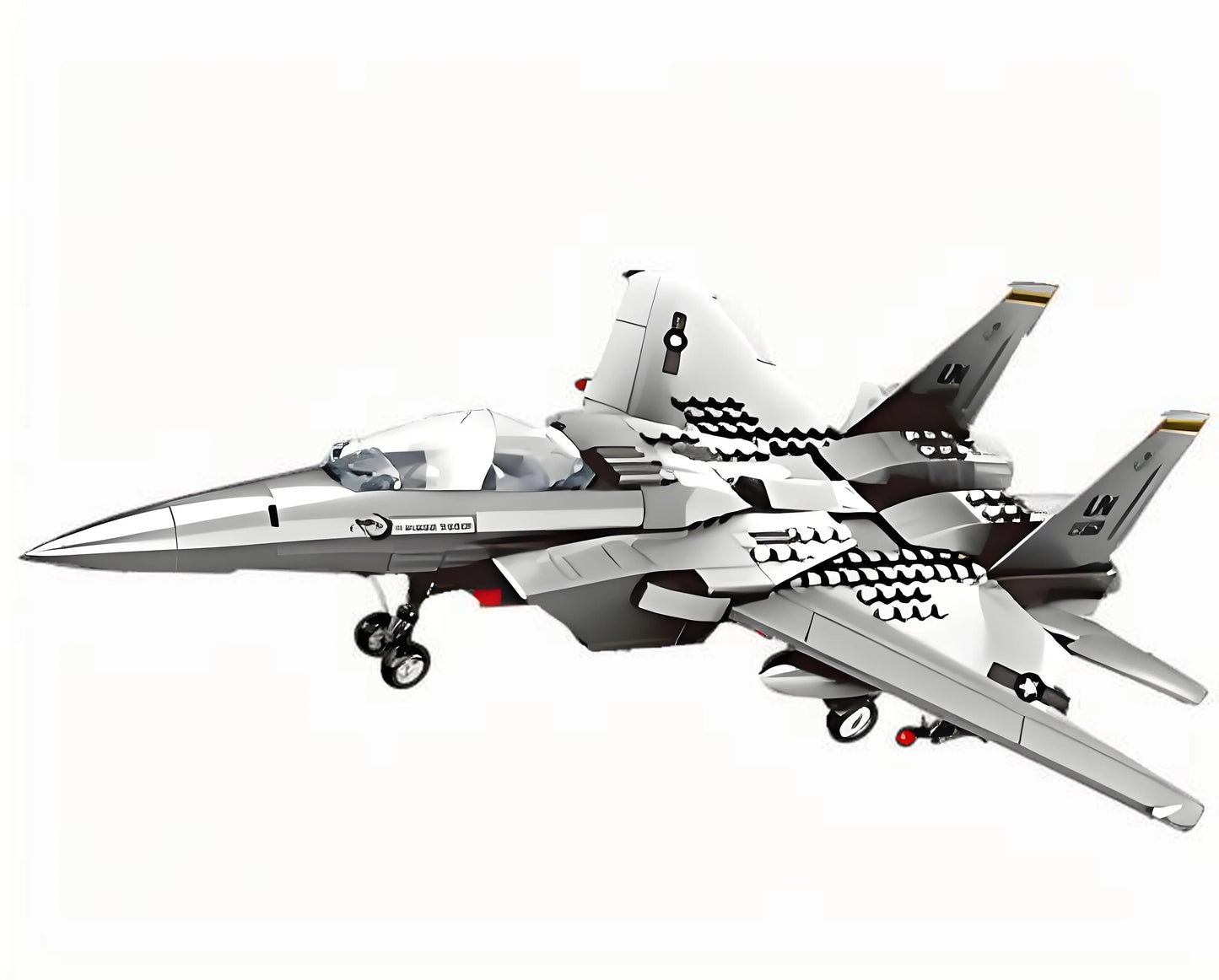 Christmas gift F-15 Eagle Fighter Jet Building Blocks Set, 223 Pieces Military Aircraft Model Kit for Kids & Enthusiasts（F15 fighter） - Mekamart Australia