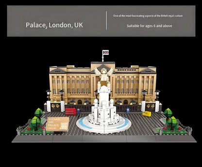 Buckingham Palace Mini Building Blocks Model – Iconic Landmark for Display, Gift & Educational Play (Beige) | Other Architectural Models Available In-Store - Mekamart Australia