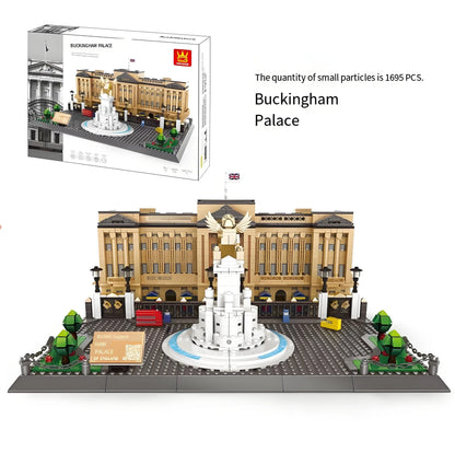 Buckingham Palace Mini Building Blocks Model – Iconic Landmark for Display, Gift & Educational Play (Beige) | Other Architectural Models Available In-Store - Mekamart Australia