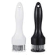 Meat Tenderizer Set with Stainless Steel Needles – 2-Piece Kitchen Tool for Marinating & Cooking Beef, Chicken, Pork, Fish (Black & White) - Mekamart Australia