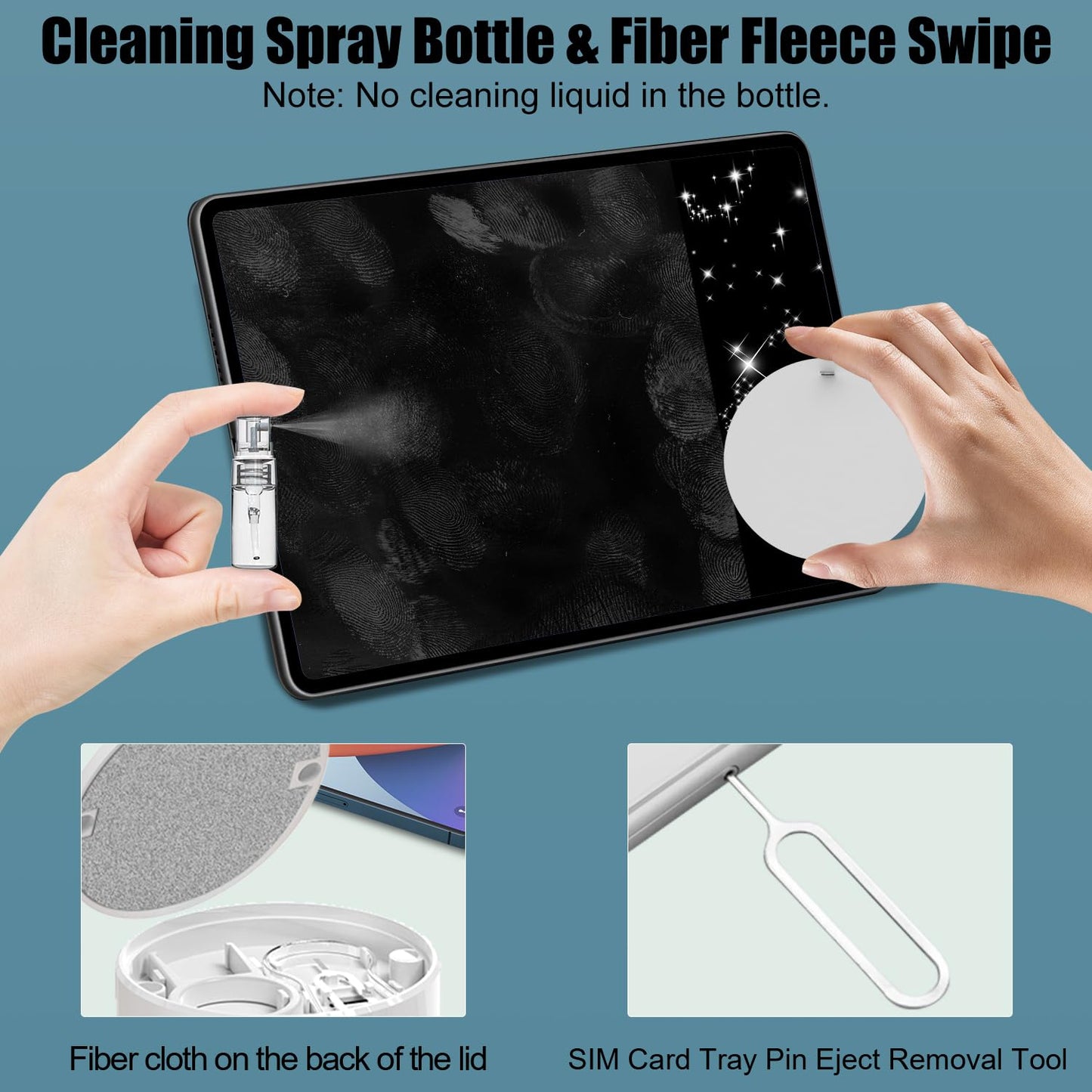 20-in-1 Multi-Function Electronics Cleaning Kit – Portable Keyboard, Earphone, Camera & Screen Cleaner Set with Brush, Spray Bottle & Tools (White)