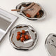 Silver Plated Ceramic Tray Set (Round & Long Shapes) – Minimalist Luxury Decorative Organizer for Jewelry, Vanity & Home Display| Other Styles Available in Store - Mekamart Australia
