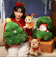 Christmas 4-in-1 Plush Set (Tree + Santa + Reindeer): Perfect Birthday/Christmas/Party Gift for Boys, Girls & Adults - Mekamart Australia
