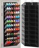 Over the Door Shoe Organizer with 20 Mesh Pockets, Heavy Duty Hanging Shoe Rack for 30 Pairs, Space Saving Closet Storage for Sneakers Boots (Black)