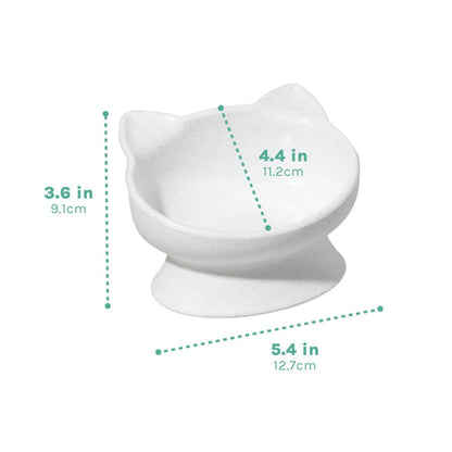 Cat Bowls Cat-Shaped Bowls Cat Feeding Cat Supplies High-Quality Cat Bowls