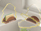 Kitchen Sink Filter Rack with 100 12cm*15cm Mesh Bags, Foldable Food Waste Strainer, Multi-functional Drain Basket（yellow） - Mekamart Australia