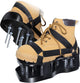 Lawn Aerator Shoes with Spring Base & Spikes: Adjustable Strap, Double-Layer Design for Healthy Lawns in Australian Gardens - Mekamart Australia
