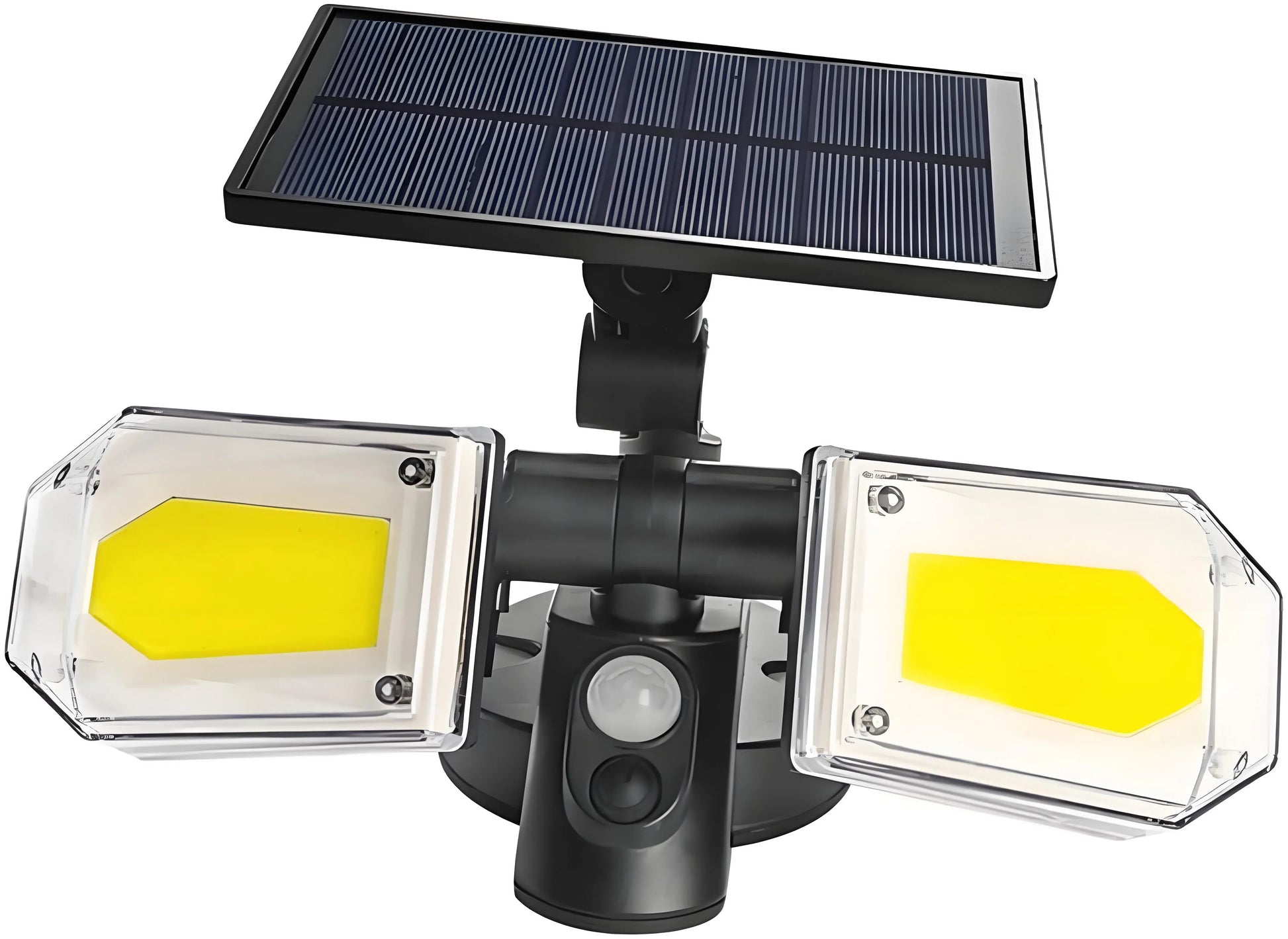4-Pack Solar Motion Sensor Wall Lights: Double-Head Adjustable Cob LED Outdoor Lights for Garden, Patio & Pathway - Mekamart Australia