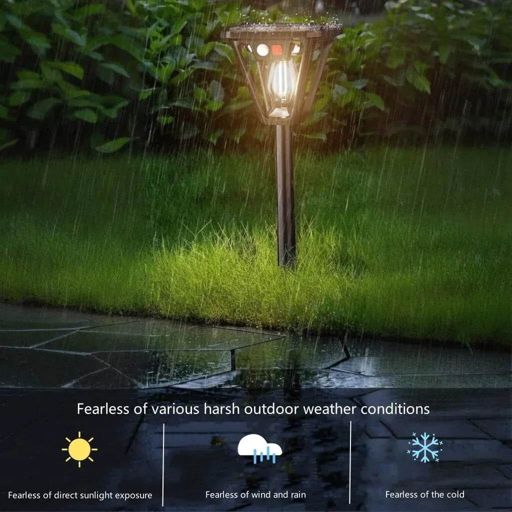 Solar Motion Sensor Wall Lights (4-Pack): 3-Mode Dusk-to-Dawn Waterproof for Patio, Garage & Garden Lighting - Mekamart Australia