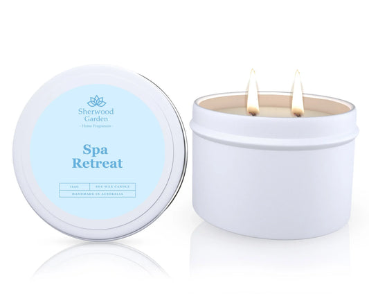 Spa Retreat Soy Candle Tin 165g - Mekamart Australia