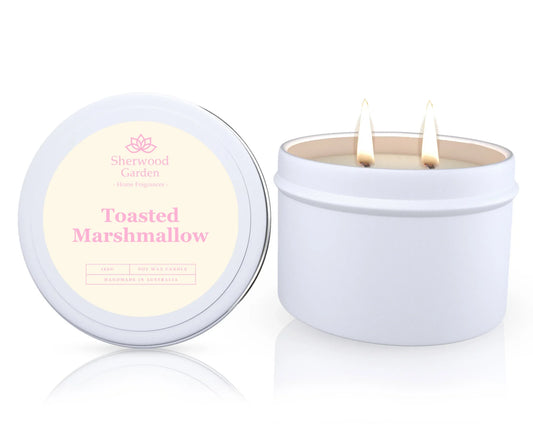 Toasted Marshmallow Soy Candle Tin 165g - Mekamart Australia
