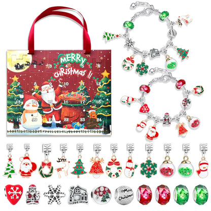 Christmas DIY Jewelry & Craft Advent Calendar(M-12,25*21*1.8) - Mekamart Australia