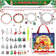 Christmas DIY Jewelry & Craft Advent Calendar(M-19,22*20*2cm) - Mekamart Australia