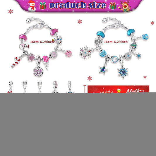 Christmas DIY Jewelry & Craft Advent Calendar(M-27,20*17*1.3cm) - Mekamart Australia