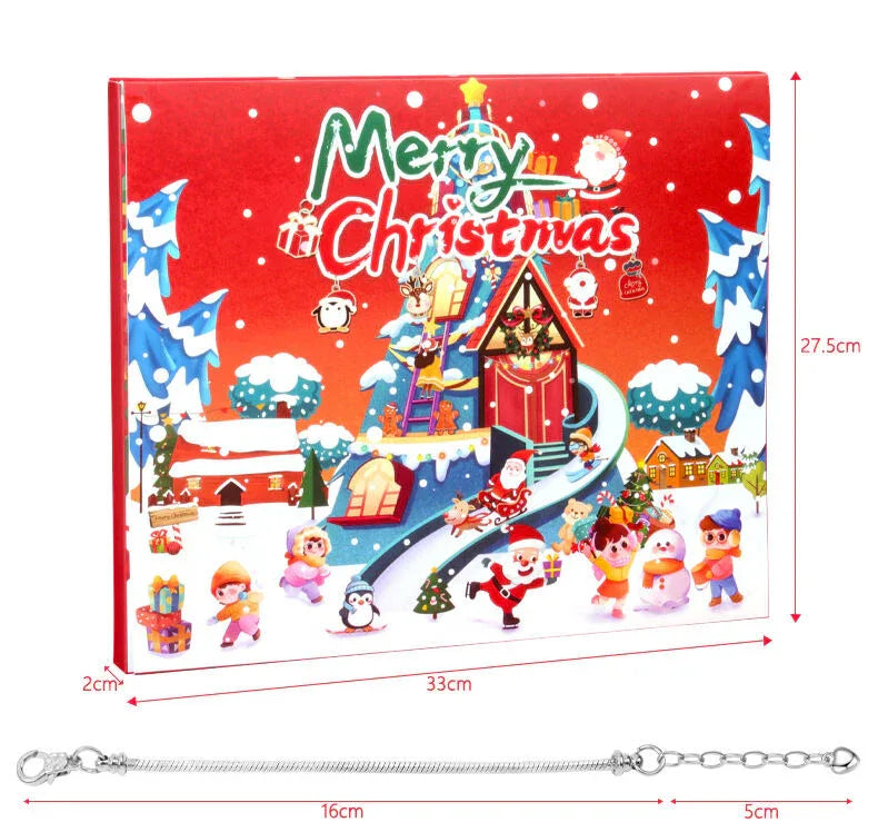Christmas DIY Jewelry & Craft Advent Calendar(-planes-3D-Puzzle,33*27.5*2cm) - Mekamart Australia