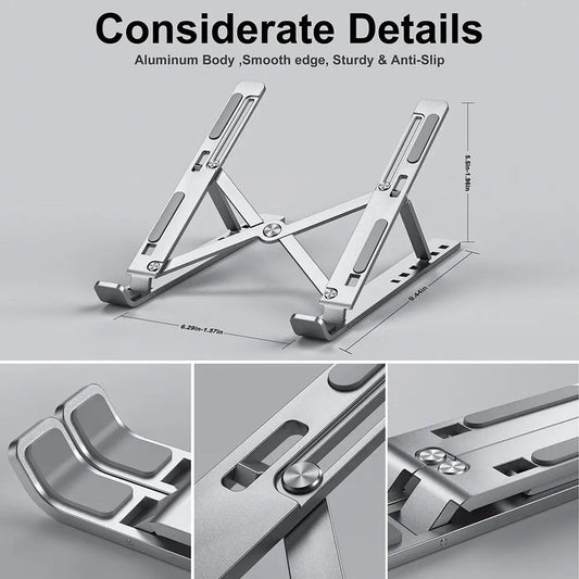 NNEOBA Portable Aluminum Laptop Stand