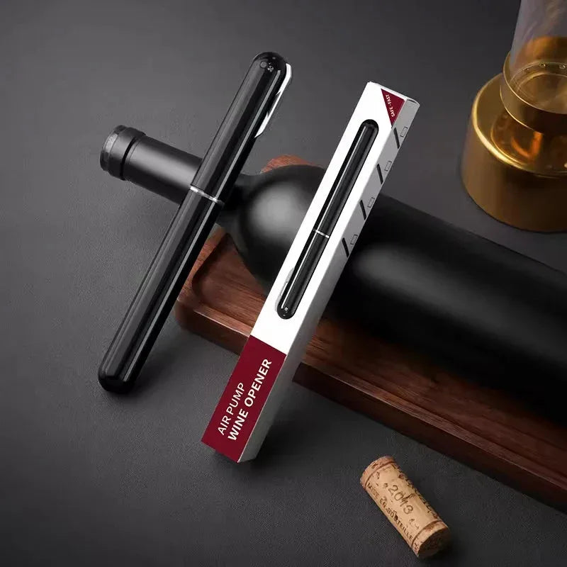 NNEOBA Portable 2-in-1 Air Pressure Corkscrew and Foil Cutter - Mekamart Australia