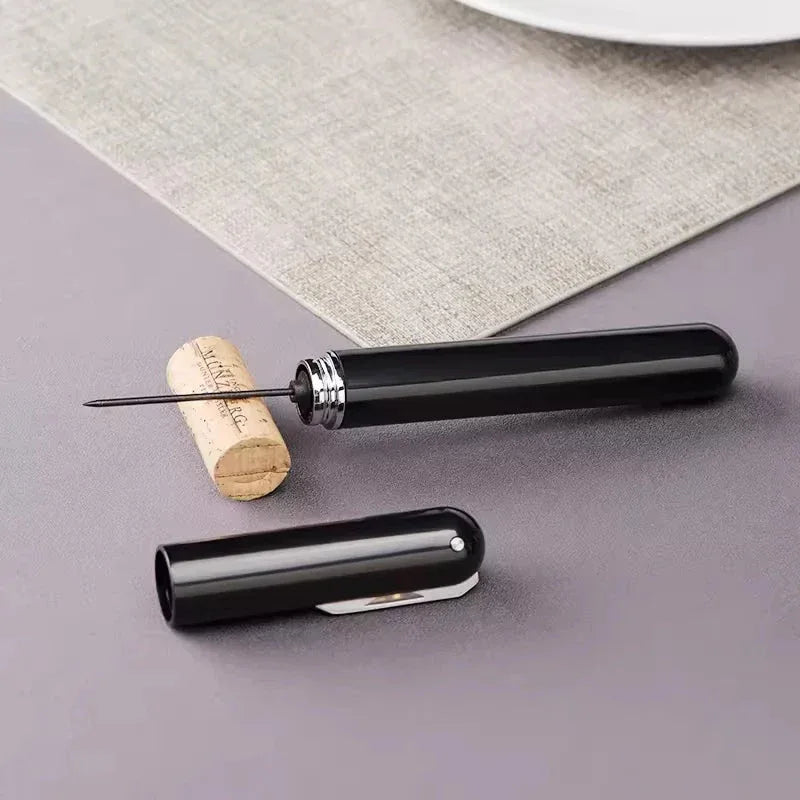 NNEOBA Portable 2-in-1 Air Pressure Corkscrew and Foil Cutter - Mekamart Australia