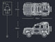 Technical Rover Defender Collector'S Building Blocks Set - Mekamart Australia