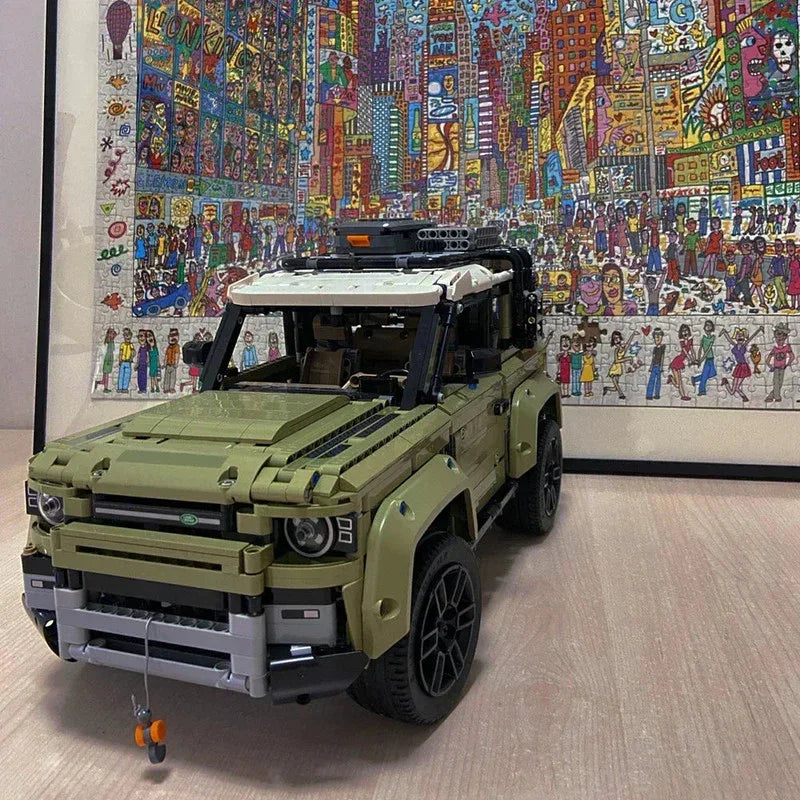 Technical Rover Defender Collector'S Building Blocks Set - Mekamart Australia