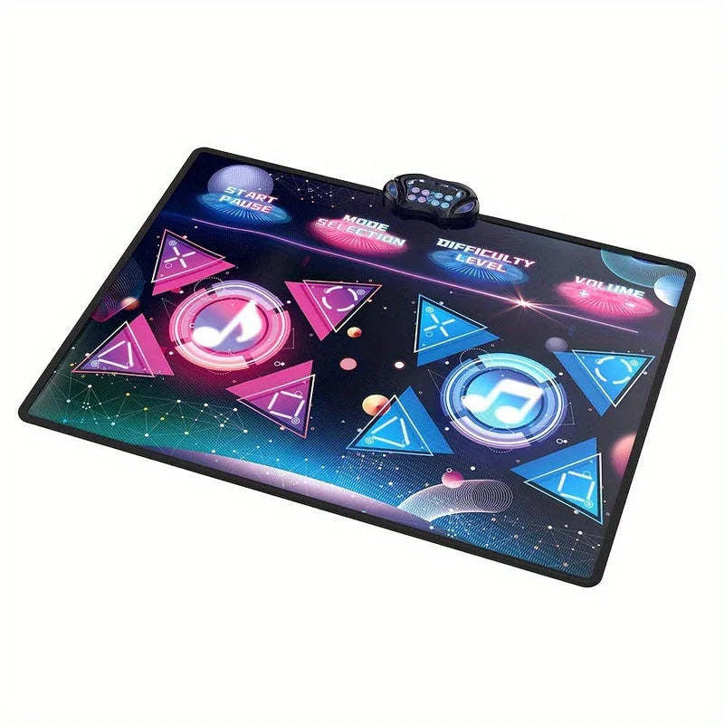 Double Dance Mat Music Light Exercise Toy - Mekamart Australia