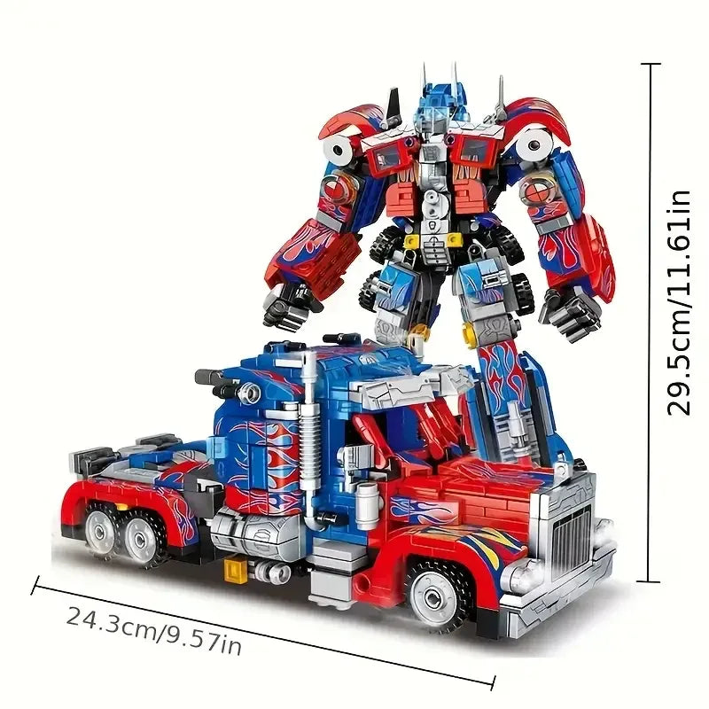 2-in-1 Transforming Car Building Toys for Teens - Mekamart Australia