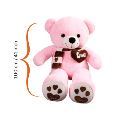 Huge 100cm Giant Pink Teddy Bear Soft Plush
