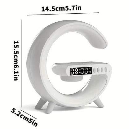 Wireless Bluetooth Speaker with RGB Light & Alarm