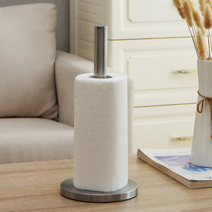 Stainless Steel Paper Towel Holder for Kitchen Countertop Cling Film Storage Rack-Silver
﻿ - Mekamart Australia