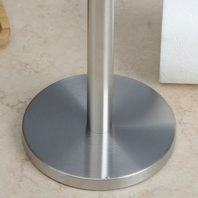 Stainless Steel Paper Towel Holder for Kitchen Countertop Cling Film Storage Rack-Silver
﻿ - Mekamart Australia