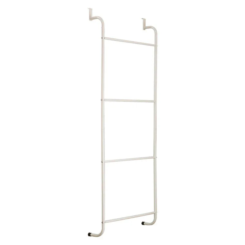 Over The Door Towel Rack Metal Behind Door Hanger for Bathroom Bedroom-White - Mekamart Australia