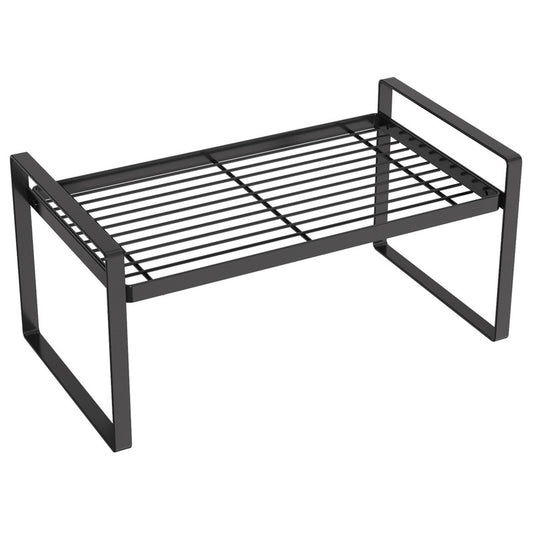 Kitchen Countertop Layered Storage Rack-Black
