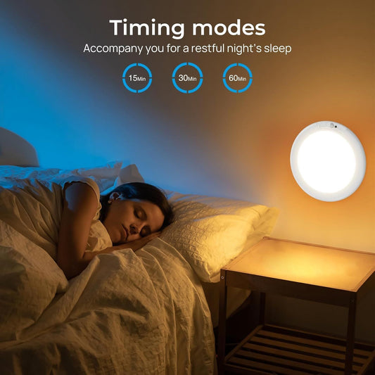 Rechargeable Motion Sensor Ceiling Light with Remote, Battery Ceiling Light Wireless, 3 Colors Dimmable Indoor Overhead LED Lights for Closet Shower Pantry Shed Hallway Porch