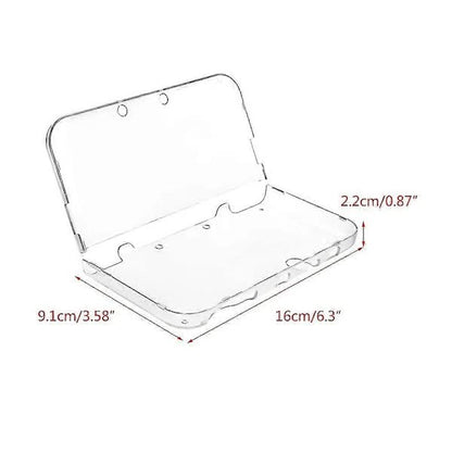 Anti-Fall Transparent Game PC Case Protection Shell Compatible with New 3DS XL Console