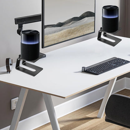 Studio Monitor Stand, 2-Pack Speaker Stands for Desk or Bookshelf, Stable Speaker Stands for Home Studio or Office