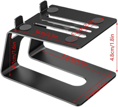 Studio Monitor Stand, 2-Pack Speaker Stands for Desk or Bookshelf, Stable Speaker Stands for Home Studio or Office