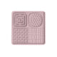 Dog Lick Mat Pink Square Food Bowl