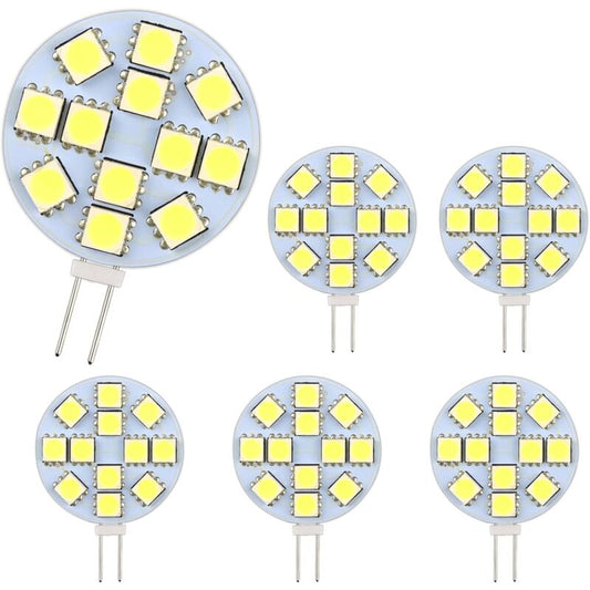G4 LED Bulb Cool White 6000K Non-Dimmable 6-Pack