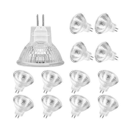 MR11 GU4 Halogen Bulbs 12V 20W Dimmable (12-Pack) for Ceiling Lighting