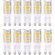 G9 LED Bulbs 10-Pack Warm White 3000K 5W Equivalent to 40W Halogen Bulbs 420 Lumen Non-Dimmable