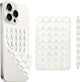 Silicone Suction Cup Phone Case Mount Handsfree Holder White Compatible with Phone Accessories for Selfies Videos Strong Grip Double Sided