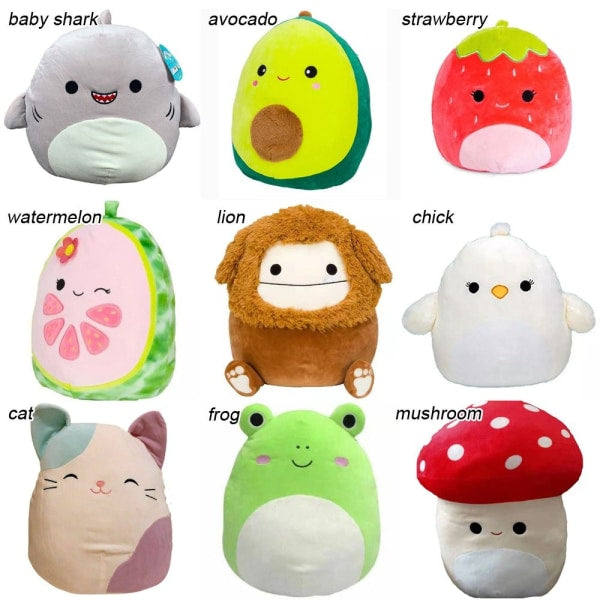 Squishmallow Plush Toy Frog 20cm Soft Pillow