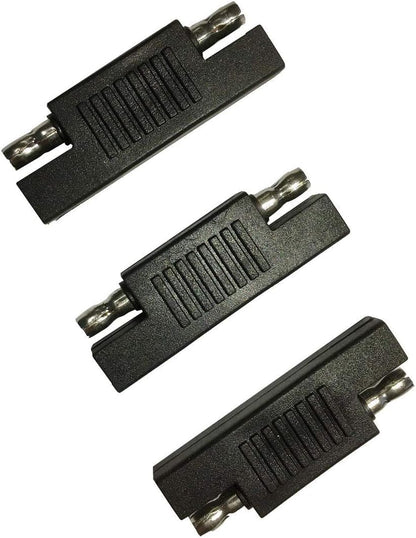 SAE Polarity Reverse Adapter Connectors for SAE to SAE Quick Disconnect Extension Cable, Solar Panel Battery Power Charger and Maintainer-3Pack