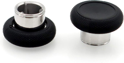 PartEGG 2-pcs Short Concave Magnetic Analog Thumbstick Replacement for Xbox Elite Wireless Controller Series Gen 2 1797 Standard Height Sticks (Black)