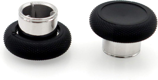 PartEGG 2-pcs Short Concave Magnetic Analog Thumbstick Replacement for Xbox Elite Wireless Controller Series Gen 2 1797 Standard Height Sticks (Black)