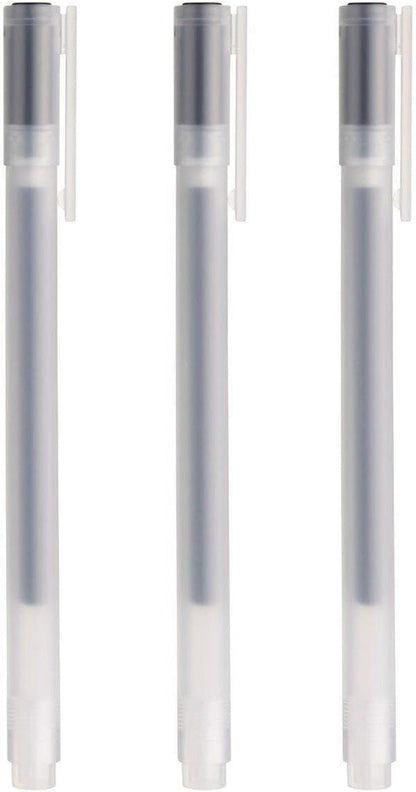 Gel Ink Ball Point Pen, Black, 0.38mm, Pack of 3 (Japan Import) Black