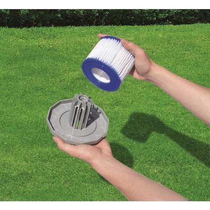 Lay-Z-Spa Filter Cartridge (VI) 4pcs Compatible with All Lay-Z-Spa Hot Tub Models