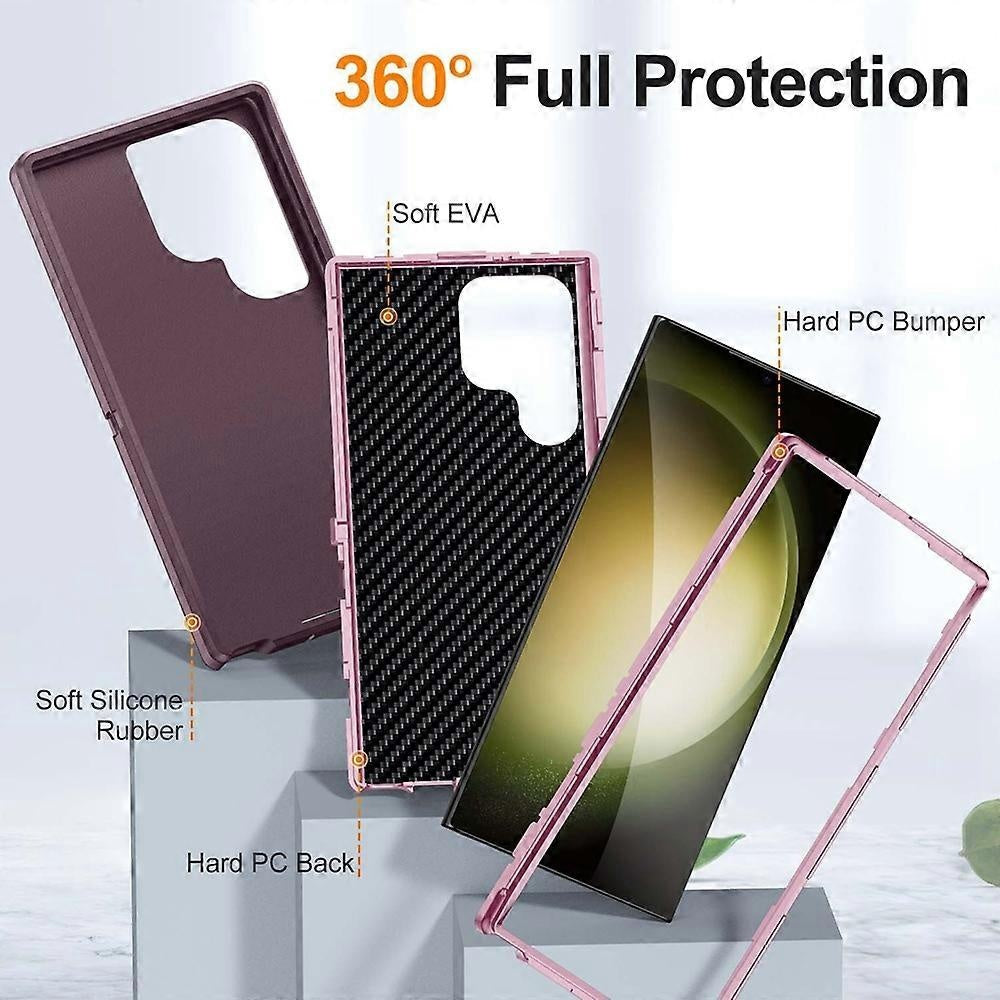 Lifetime Waterproof Durable Phone Case Compatible withSamsung Galaxy S24 Ultra 5G