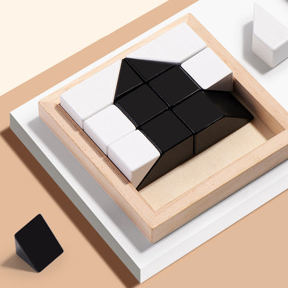 Hidden Block Puzzle Puzzle Toys Wooden Puzzle C